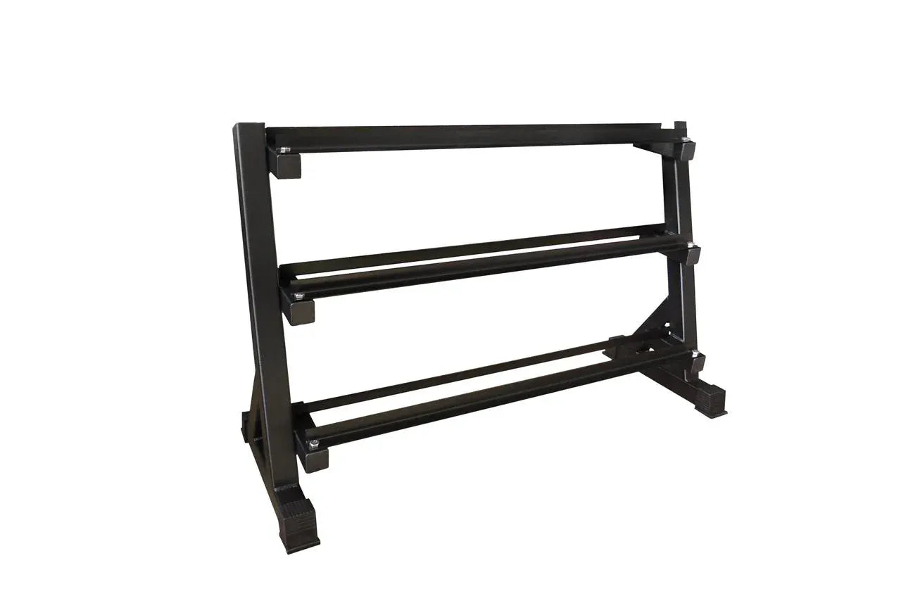 11 Pairs Hex Dumbbells PLUS Dumbbell Rack (385 kg | 5kg-30kg | 1.3m 3-tier Rack)