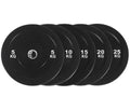 Black Olympic Bumper Plates - 100kg kit