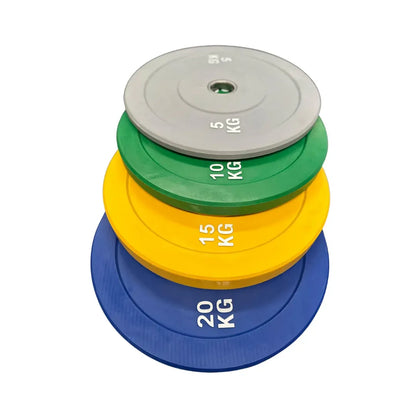 Coloured Olympic Bumper Plates - 100kg kit