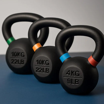 Cast Iron Kettlebells Set 5 - 8/12/16/20/24/28 Kg (108 Kg total)