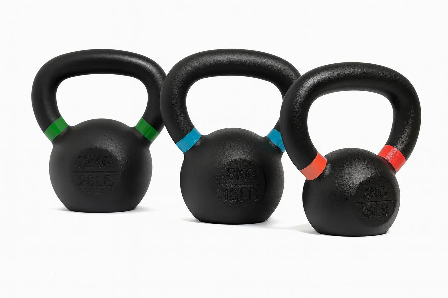 Cast Iron Kettlebells Set 7 - 8/12/16/20/24/28/32 Kg (140 Kg total)