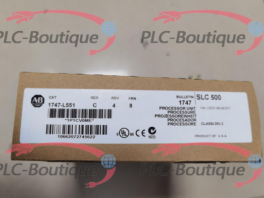 New Allen-Bradley 1747-L551 /C SLC 5/05 CPU Processor Unit Module AB 1747L551.