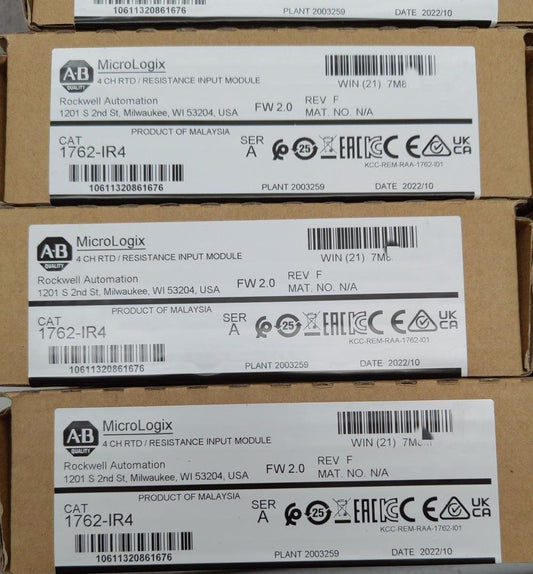 1PCS New Allen-Bradley 1762-IR4 MicroLogix 1200 RTD Input Module Fast Shipping.