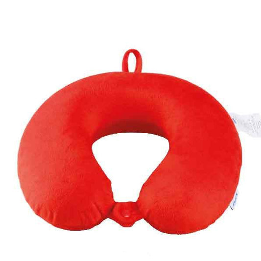 Laser Memory Foam Neck Pillow Red.