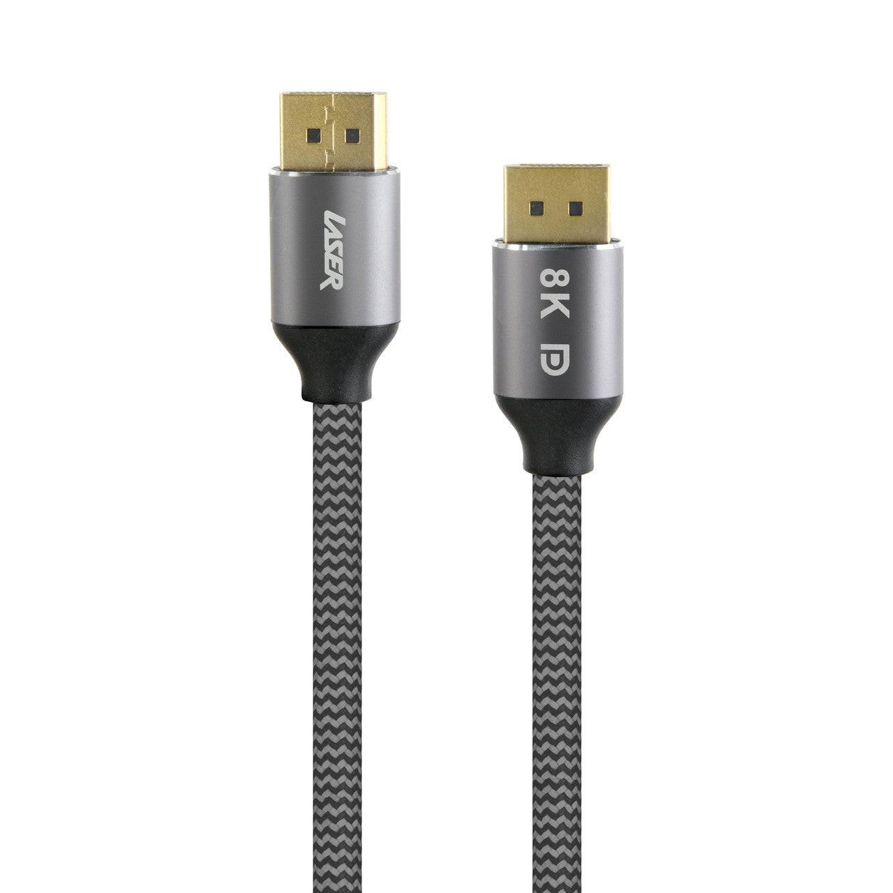 Laser 8K DisplayPort to DisplayPort Cable 2m.