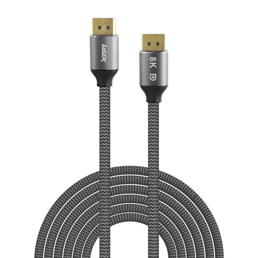 Laser 8K DisplayPort to DisplayPort Cable 2m.