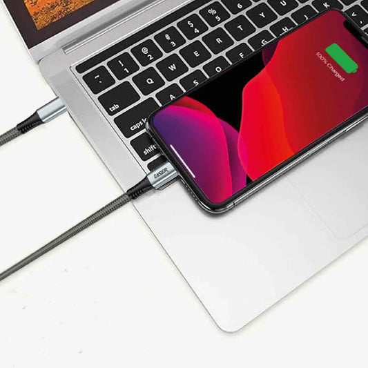 Laser 240W USB-C to USB-C Braided Cable 1M.