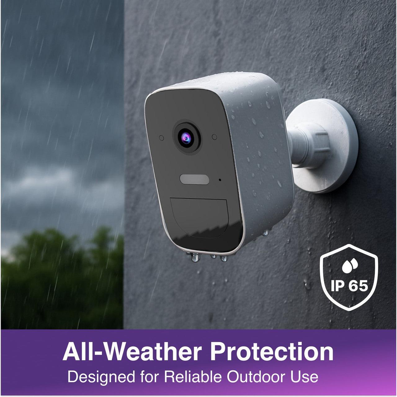 Connect SmartHome Wireless 2K Outdoor Camera 4 Pack.
