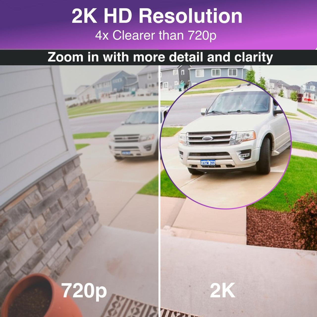 Connect SmartHome Wireless 2K Outdoor Camera 4 Pack.