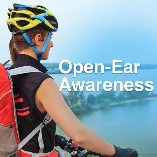 Laser Wireless Open Ear Earphones Black.