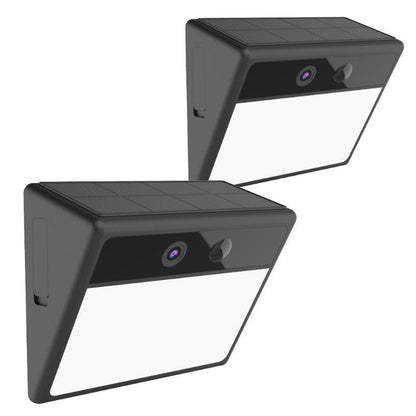 Laser Outdoor Wall Light Camera Twin Pack.