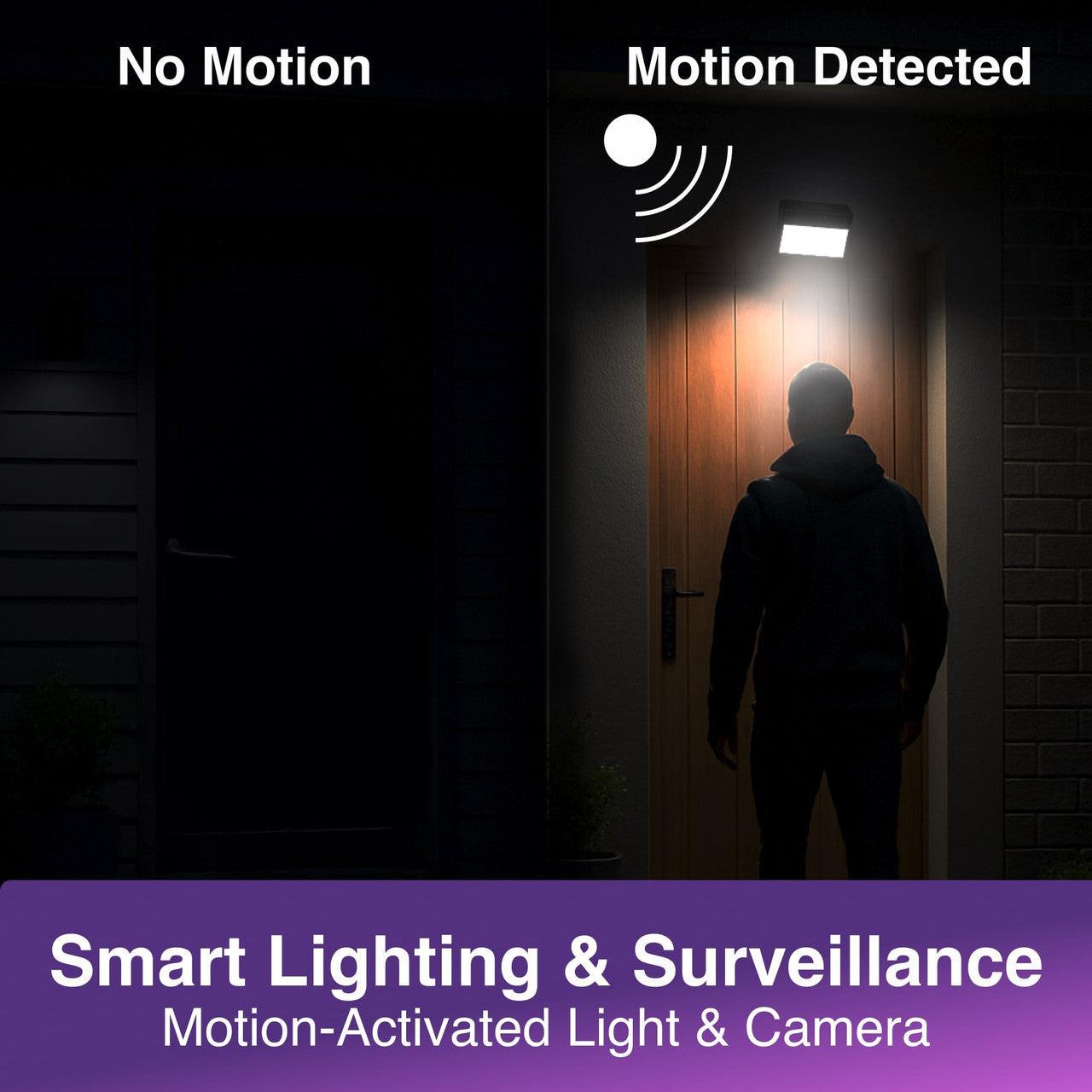 Laser Outdoor Wall Light Camera Twin Pack.