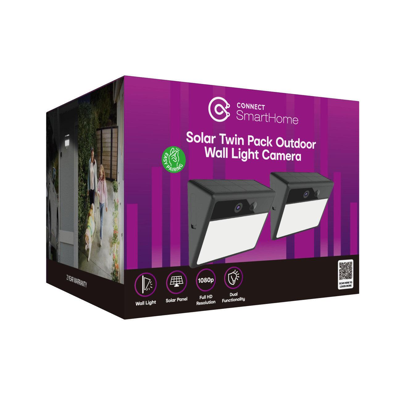 Laser Outdoor Wall Light Camera Twin Pack.