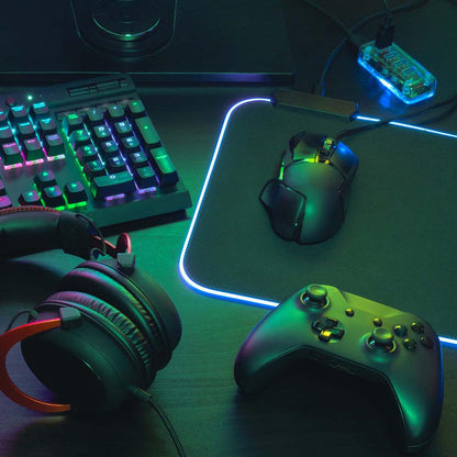 Laser RGB LED Gaming Mouse Pad Extra Large.