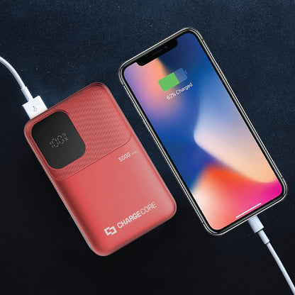 ChargeCore SafeCharge Max 5K - Sunset Coral.