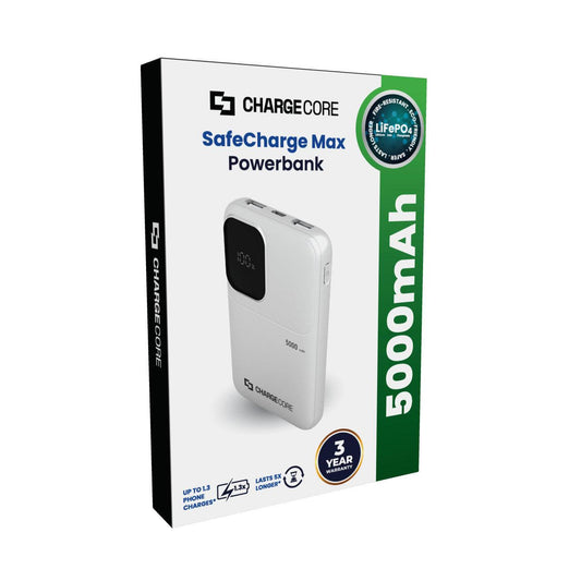 ChargeCore SafeCharge Max 5K - White.