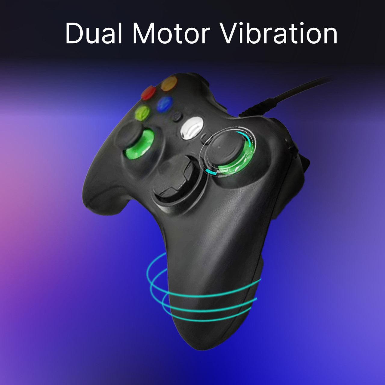 Laser Gaming Wired PC Controller - Black.