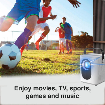 Laser Cube Android Projector with 120in Screen.
