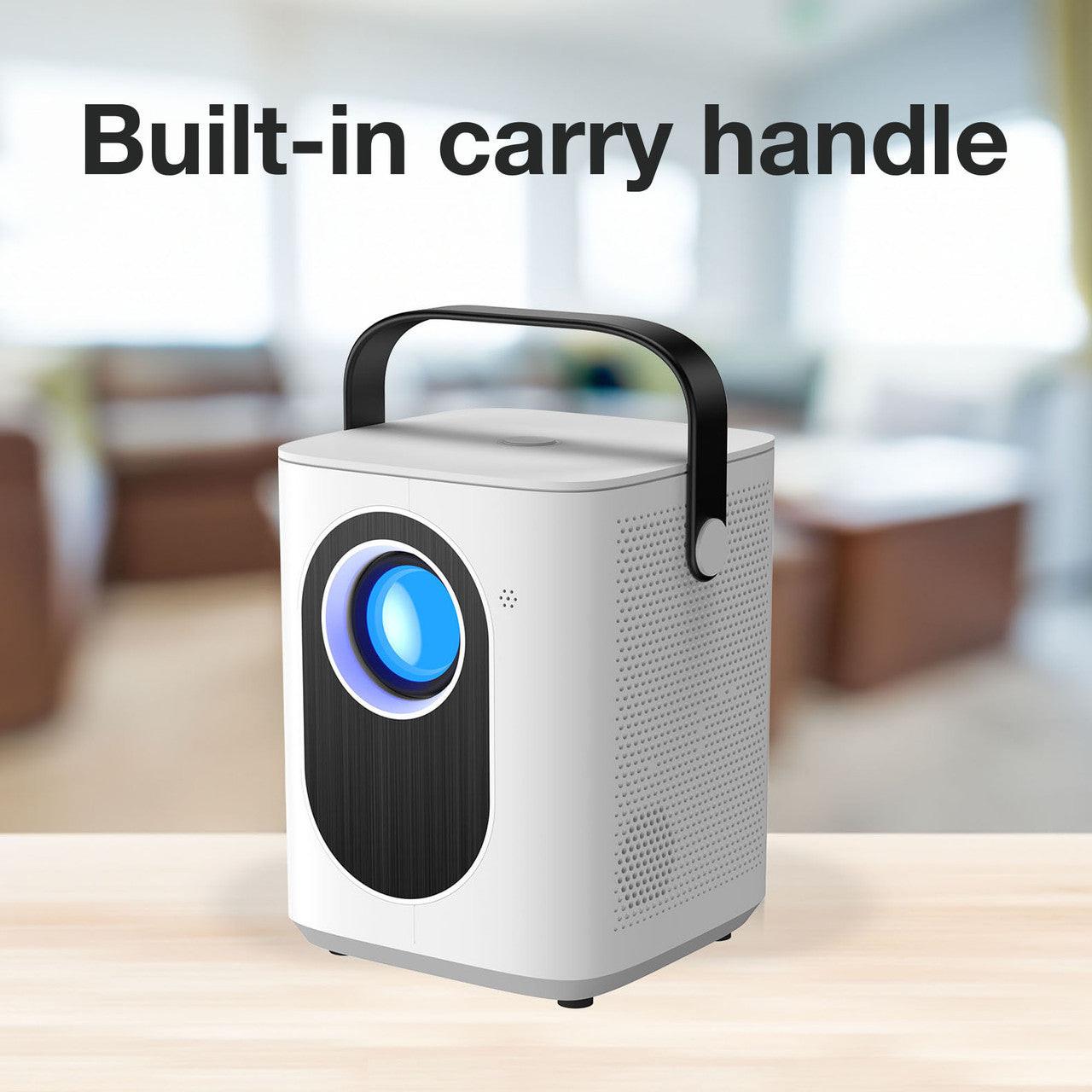 Laser Cube Android Projector with 120in Screen.