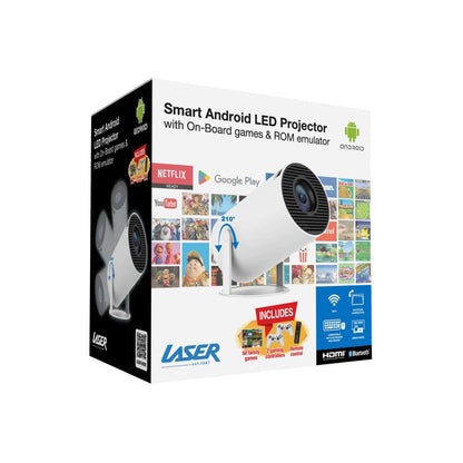 Laser Smart Projector with Games White.
