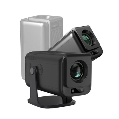 Laser 1080p Android Multi-Angle LED Projector Black.