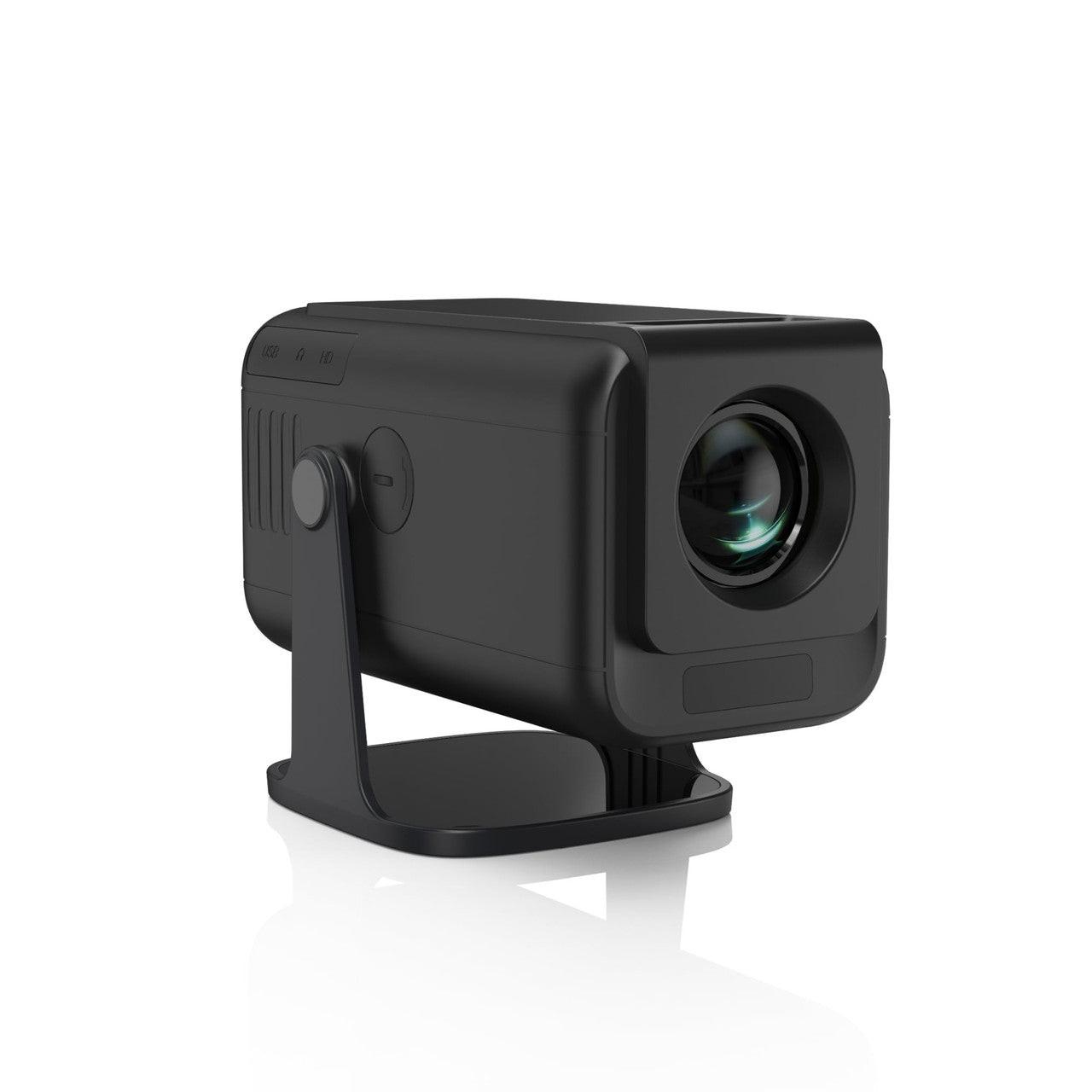 Laser 1080p Android Multi-Angle LED Projector Black.