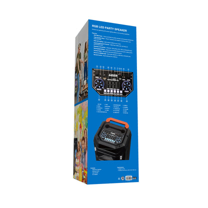 Laser RGB Tower Speaker with 40W Sound