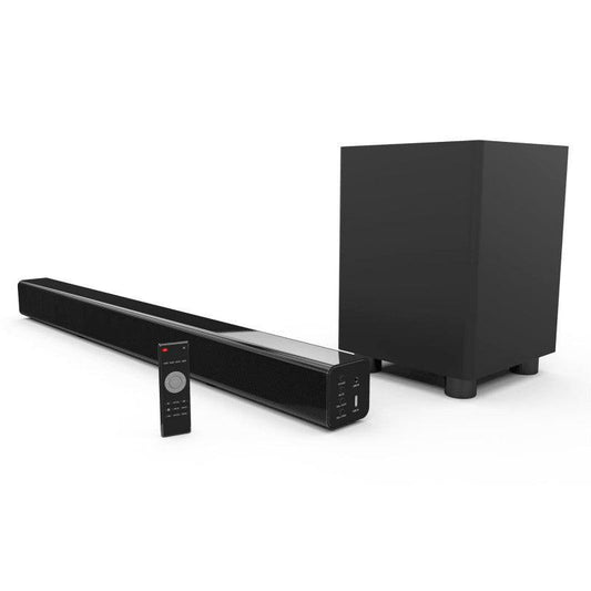 Laser Optical Soundbar with Wireless Sub-woofer.