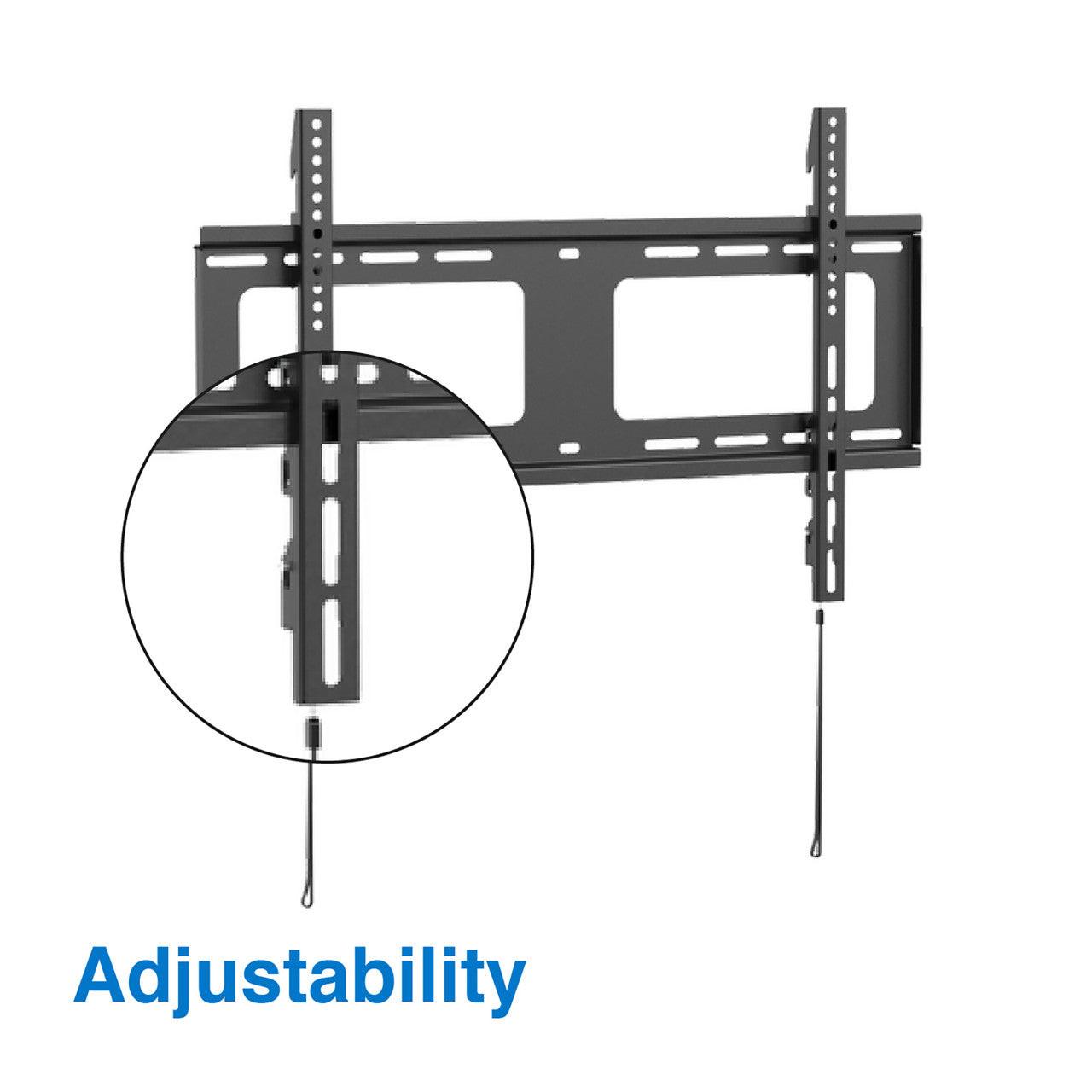 Laser Fixed Slim Profile TV Wall Mount - 37 to 80 Inch Panels.