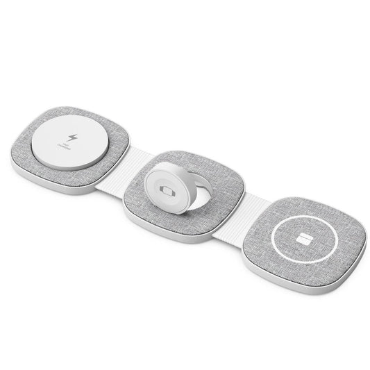 Laser 3-in-1 Travel Wireless Charging Pad for Apple.