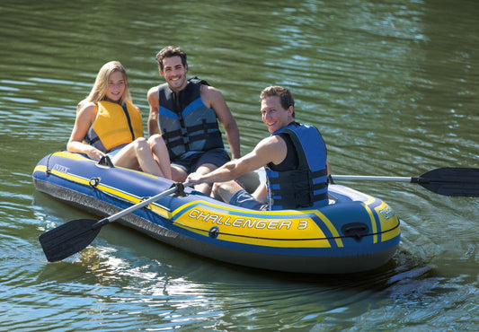 Intex Challenger 3 Boat Set 68370.