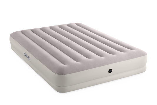 Intex Queen Dura-Beam Prestige Mid-Rise Airbed w/ USB150 Pump- 64179.
