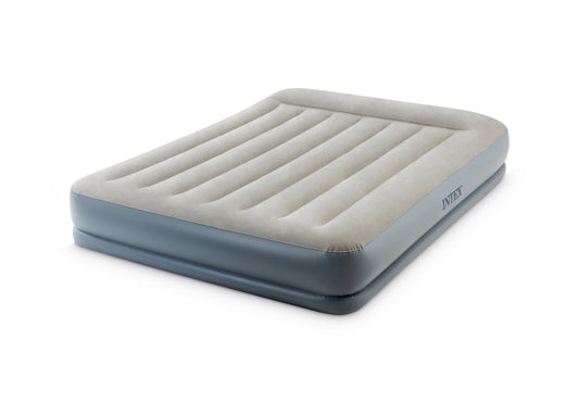 INTEX Queen Dura-BeamÂ® Air Mattress w/ Built-In USB Electric Pump 64118.
