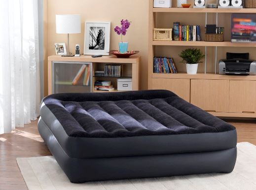 Intex Queen Pillow Rest Airbed with 240v pump 64124.