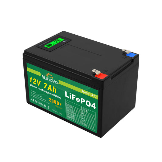 Samland 12V 7AH Deep Circle Lifepo4 Lithium Battery Rechargeable.