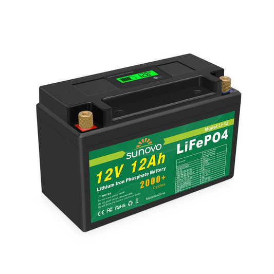 Samland 12V 12AH Deep Circle Lifepo4 Lithium Battery Rechargeable.