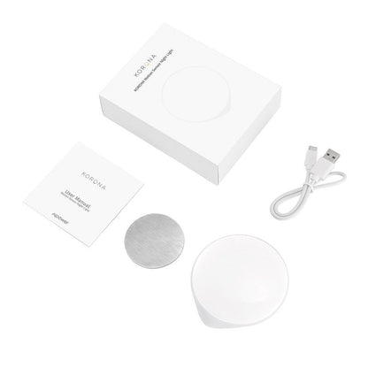 （Pack of 2）LED Motion Sensor Night Light Indoor, Cordless Battery Powered,Stick-on Warm White Light with Built-in Infrared Motion Detection, Sensor Light for Hallway,Bedroom