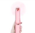 Handheld Mini Fan, 2 IN 1 USB Rechargeable Portable Fan [12-19 Working Hours] with Power Bank, Pocket Design for Travel/Summer/Concerts/Lash, Gifts for Women (Pink)Christmas Gifts.