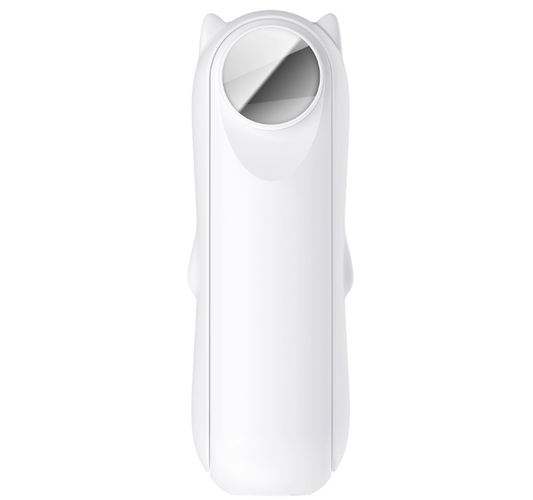 Handheld Mini Fan,2 IN 1 USB Rechargeable Portable Fan [12-19 Working Hours] with Power Bank, Pocket Design for Travel/Summer/Concerts/Lash, Gifts for Women (White)Christmas Gifts.