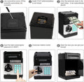 Toys for Kids Ages 5-7, 8-10, Electronic ATM Password Cash Coin Can Auto Scroll Paper Money Saving Box Toys for 6 7 8 9 10 11 12 Year Old Girl Christmas Birthday Gifts black.