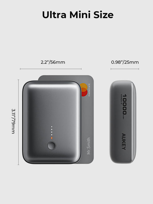 AUKEY Spark Mini 10000 Compact Fast Charging Power Bank (PB-Y55).