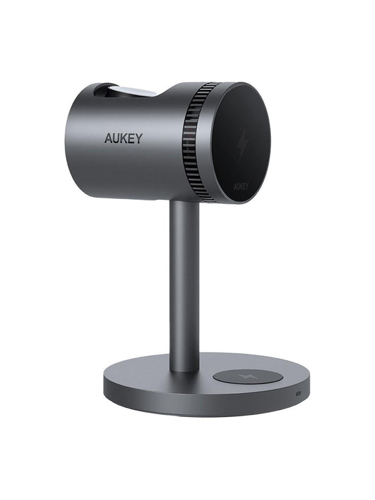 Aukey MagFusion 3-in-1 Pro Qi2 Magnetic Fast Wireless Charging Station with Active Cooling (LC-MC311A).