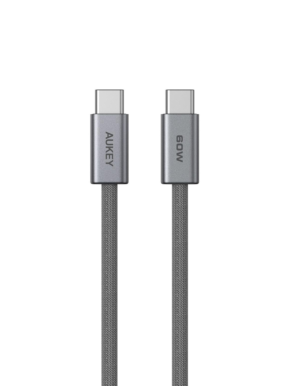 Aukey Circlet Blink 1.8m 60W DTY Braided USB-C to C Cable (CB-DCC062).