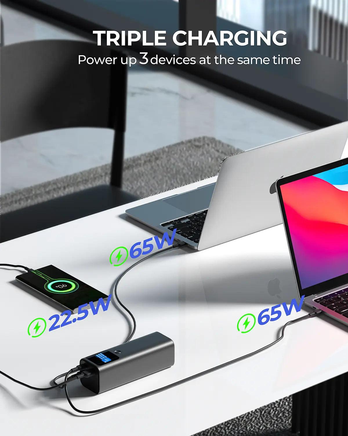 Aukey Sprint X 27.6K 140W 27,600mAh Portable Power Bank with PD3.1 (PB-Y45).