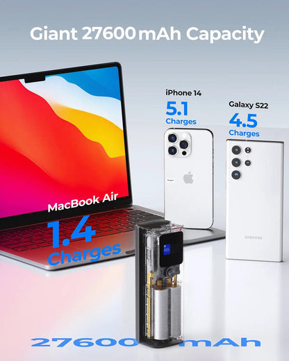 Aukey Sprint X 27.6K 140W 27,600mAh Portable Power Bank with PD3.1 (PB-Y45).