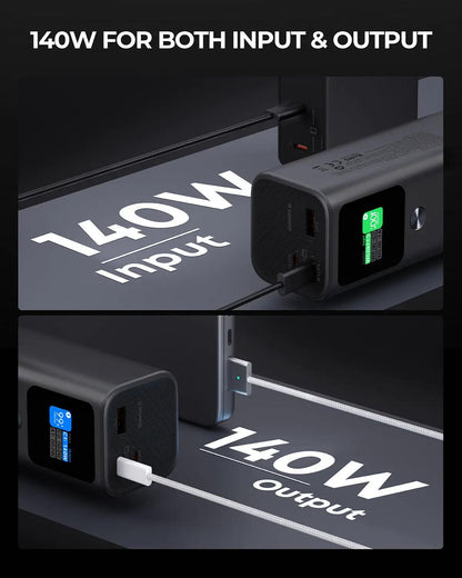 Aukey Sprint X 27.6K 140W 27,600mAh Portable Power Bank with PD3.1 (PB-Y45).
