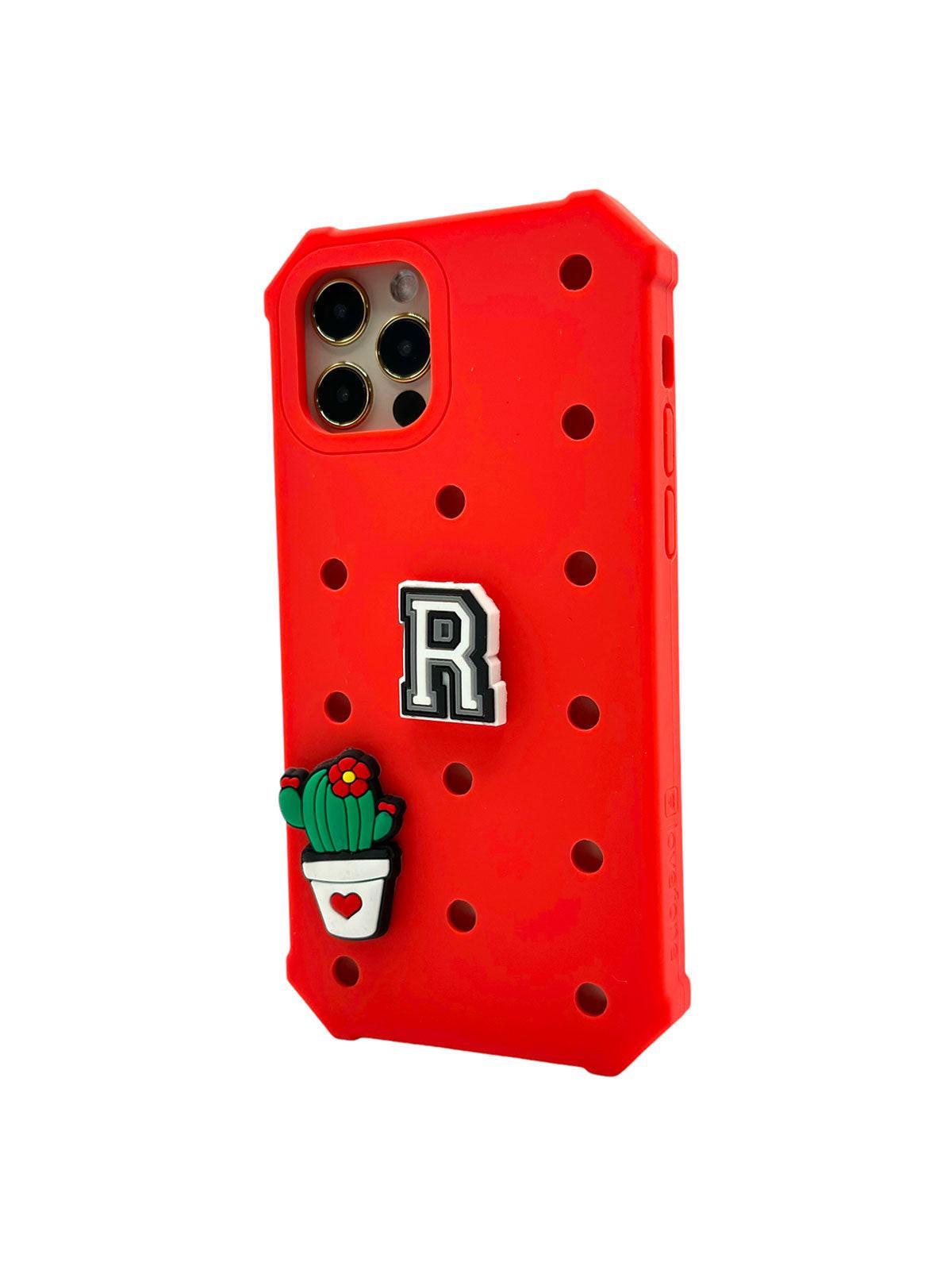 Lovefone Kids Silicone Case iPhone 13 Pro Red.