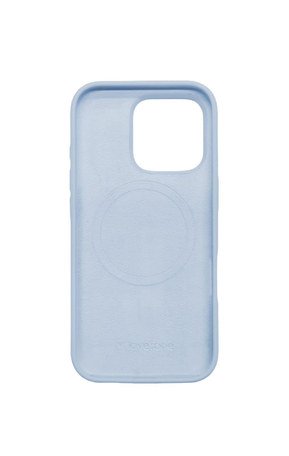 Lovefone Genuine Liquid Silicone Case iPhone 14 Pro Light Blue.
