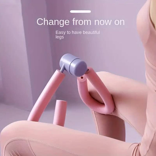 Non-electric pelvic floor muscle trainer and thigh exerciser, suitable for women's postpartum recovery, leg and gluteal fitness.