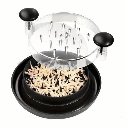Multi-functional chicken breast shredder; minced meat separator; meat grinder; baby food tool with transparent lid; chicken shredding device.